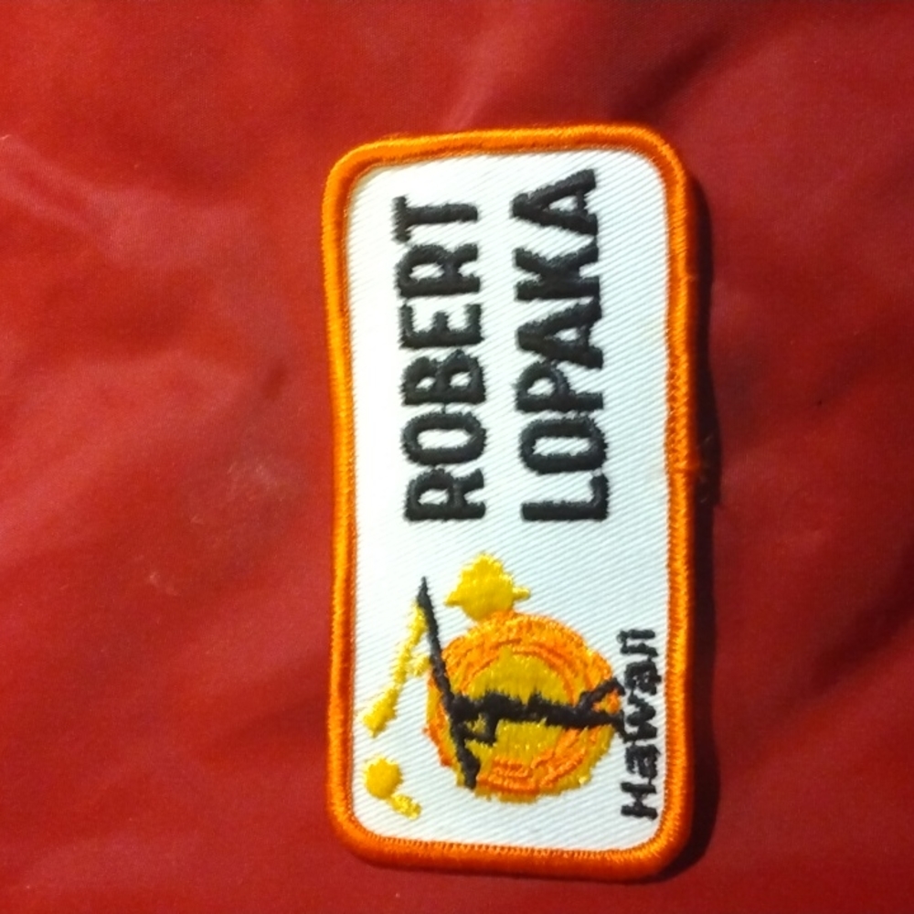 Robert / Lopaka Hawaiian Name Patch 1980s